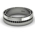 Classic Eternity Black Diamond Wedding Band - John No. 9