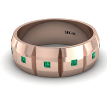 Eternity Princess Emerald Wedding Ring - Michael No. 11 image 1