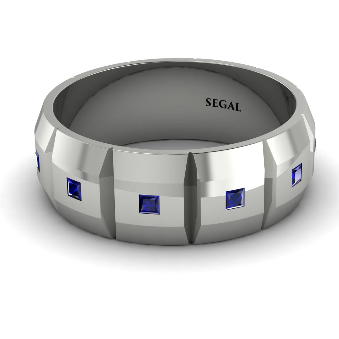 Eternity Princess Sapphire Wedding Ring - Michael No. 15