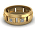 Architectural Princess Diamond Wedding Band - Henry No. 1 image 1