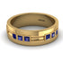 Glamorous Princess Sapphire Wedding Ring - Samuel No. 13