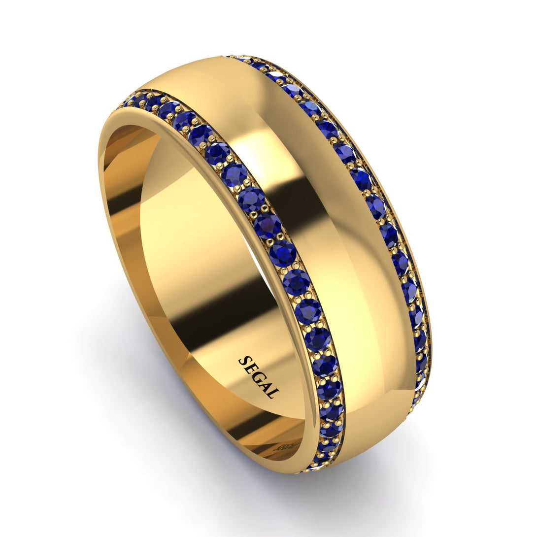 Eternity Sapphire Wedding Band - Benjamin No. 13