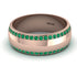 Eternity Emerald Wedding Band - Benjamin No. 5