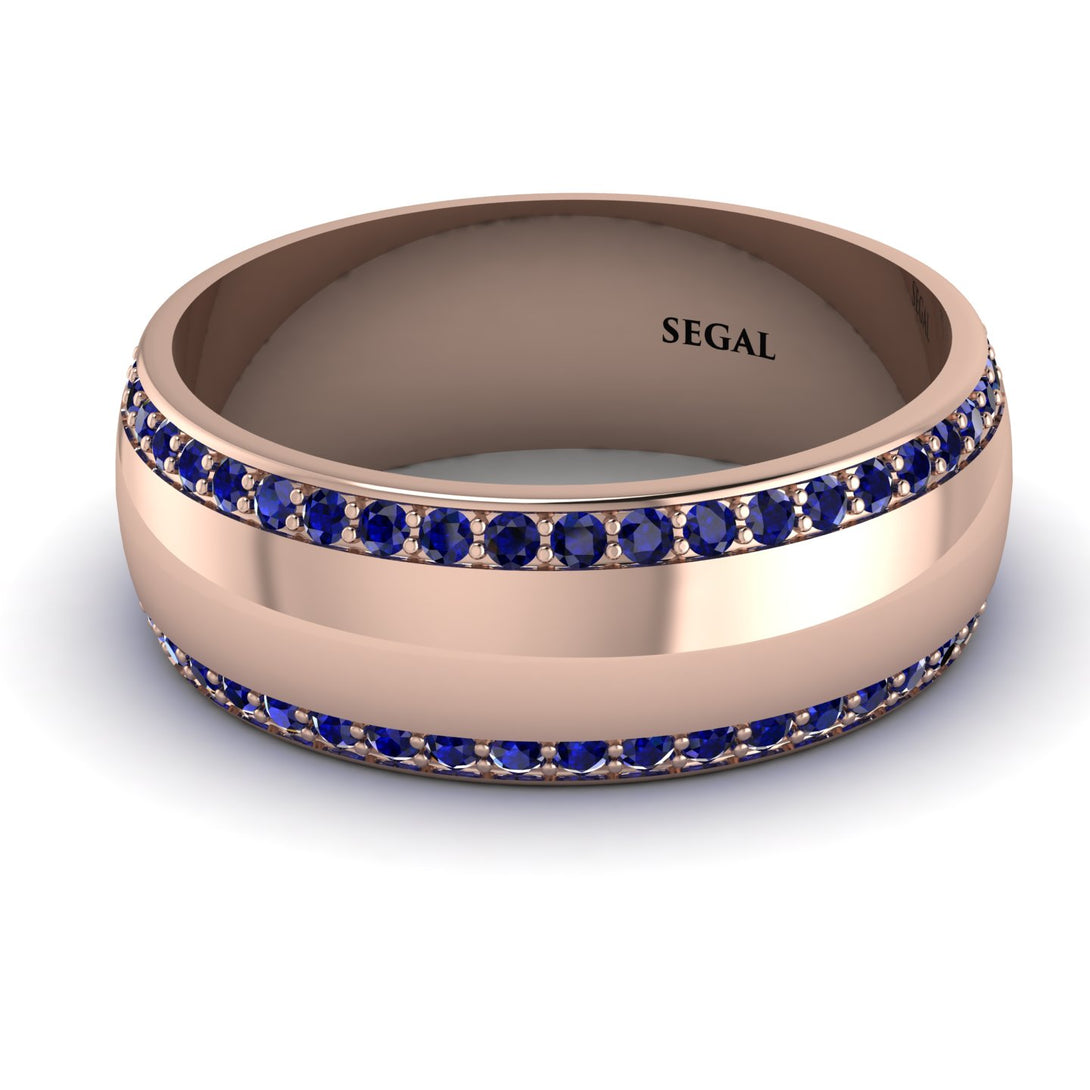 Eternity Sapphire Wedding Band - Benjamin No. 14