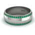 Eternity Emerald Wedding Band - Benjamin No. 6