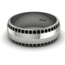 Eternity Black Diamond Wedding Band - Benjamin No. 9 image 1