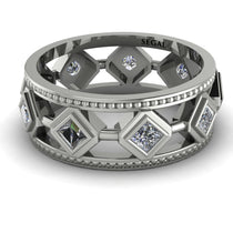 Glamorous Diamond Wedding Ring - Lucas No. 3 image 1