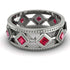 Glamorous Ruby Wedding Ring - Lucas No. 12 image 1