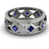 Glamorous Sapphire Wedding Ring - Lucas No. 15