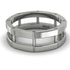 Architectural Minimalist Wedding Band - James No. 3