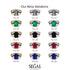 Emerald Cut Ruby Ring With Bezel - Alina No. 25
