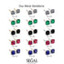 Hidden Halo Cushion Emerald Earrings - Alivia No. 64 image 7