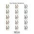 Hoop Sapphire Earrings Micro Pave - Ansley No. 74