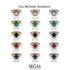 Round Black Diamond Flower Ring - Michelle No. 7 image 7
