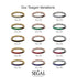 Emerald Cut Sapphire Milgrain Eternity Ring - Teagan No. 13