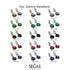 Hidden Halo Black Diamond Earrings - Joanna No. 38