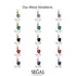 Hidden Halo Cushion Ruby Necklace - Alivia No. 12 image 11