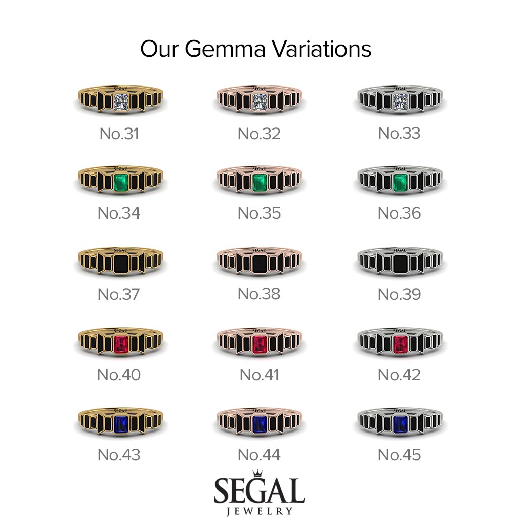 Emerald Diamond Mix Band - Valerie No. 3