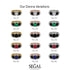 Three Stones Sapphire Braches Ring - Donna No. 58 image 7