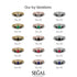 Bezel Symmetrical Black Diamond Ring - Ivy No. 53