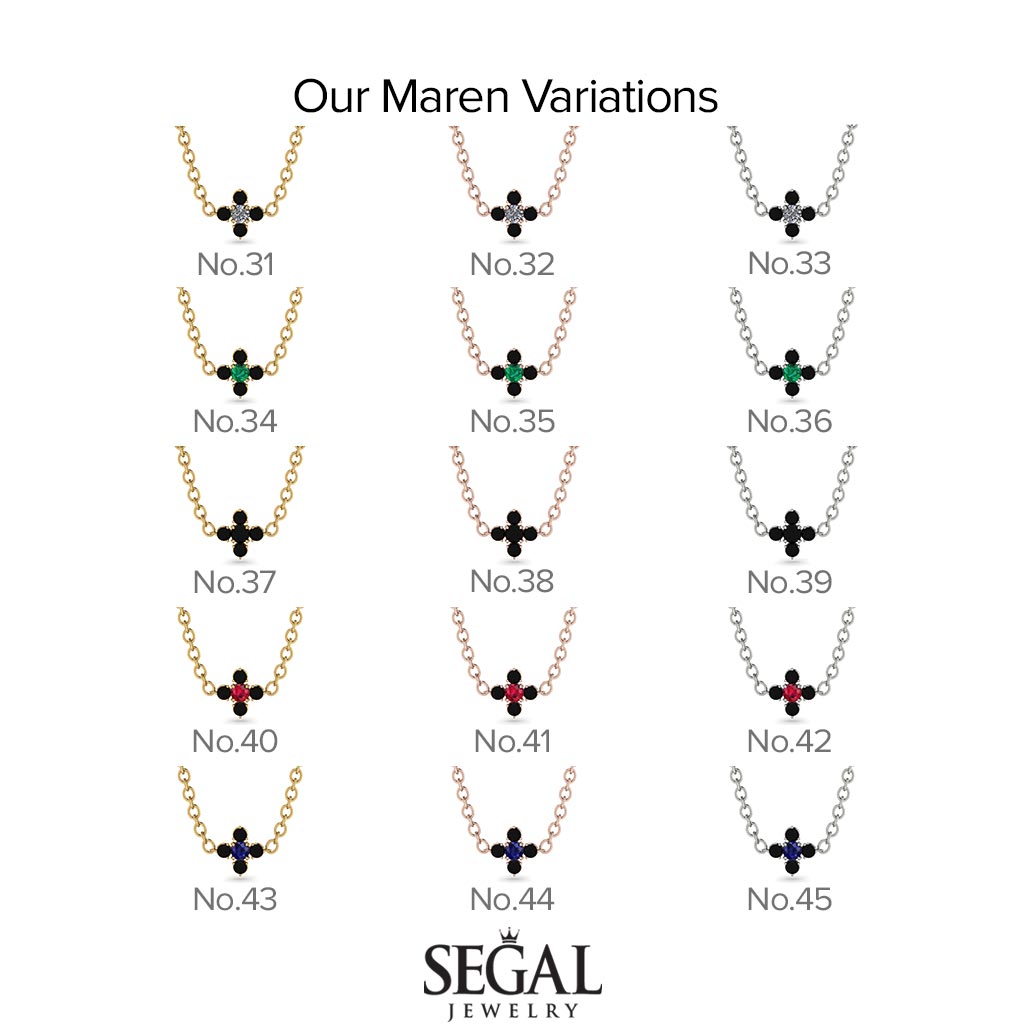 Compass Diamond Necklace - Maren No. 17