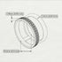 Balance Ratio Black Diamond Band - Iris No. 9