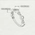 Bezel Black Diamond Eternity Band - Valeria No. 8 image 4