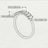 Emerald Cut Black Diamond Band - Esther No. 8