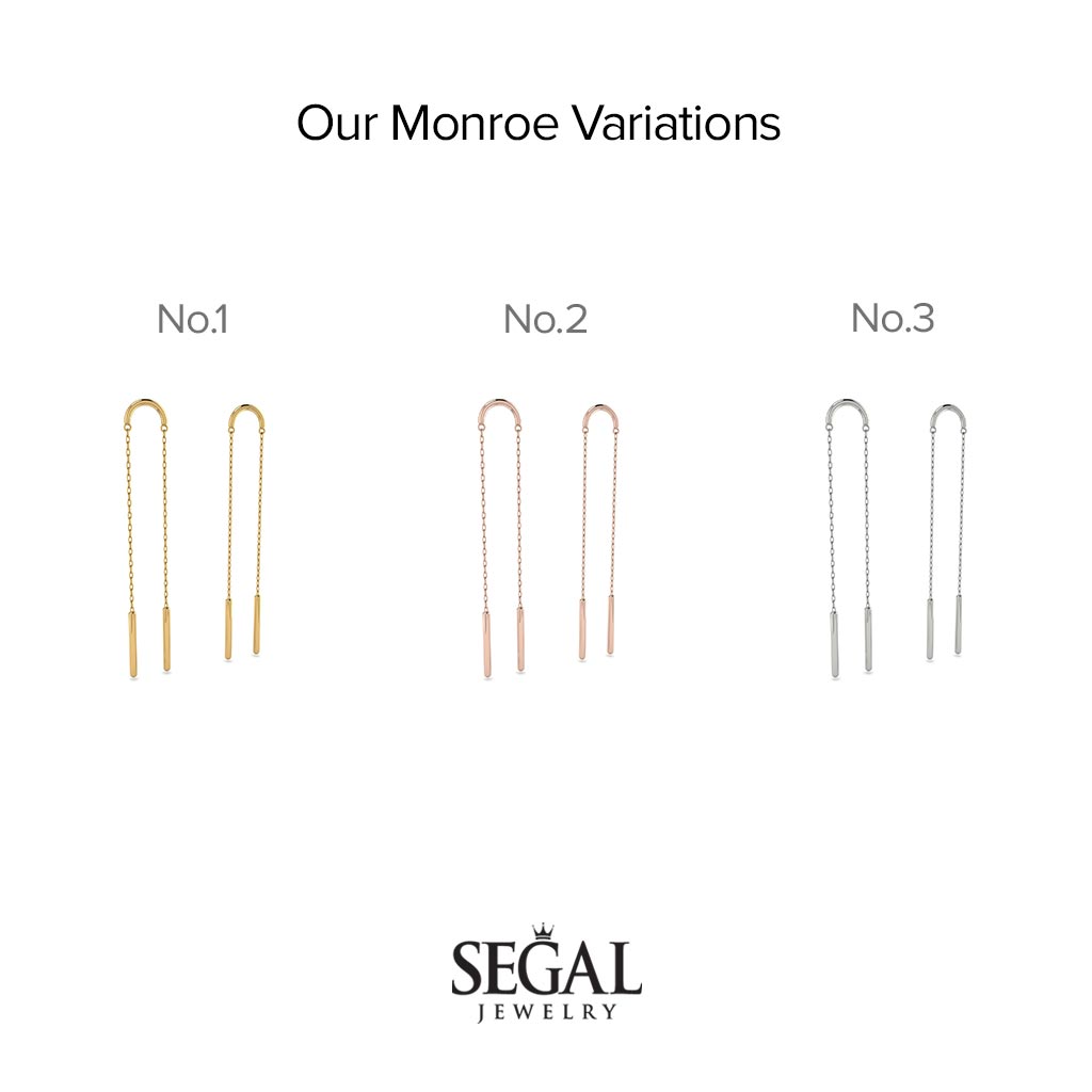 Hanging Hook Earrings - Monroe No. 2