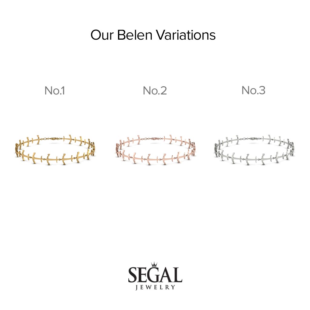 Anchor Gold Bracelet - Belen No. 2