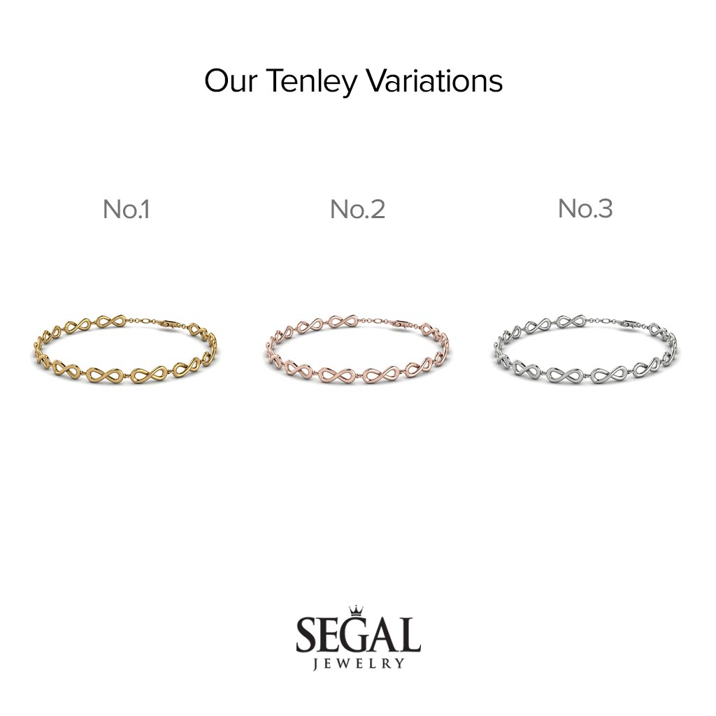 Infinity Gold Bracelet - Tenley No. 2
