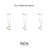 Gold Heart Necklace - Hallie No. 2