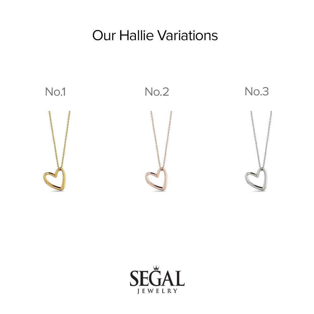 Gold Heart Necklace - Hallie No. 1