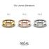 Architectural Minimalist Wedding Band - James No. 2 image 5