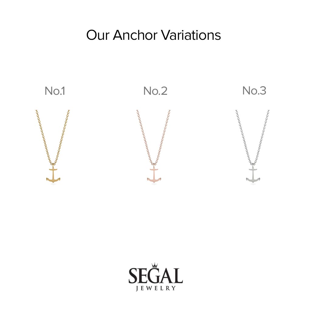 Gold Anchor Necklace - Anchor No. 1