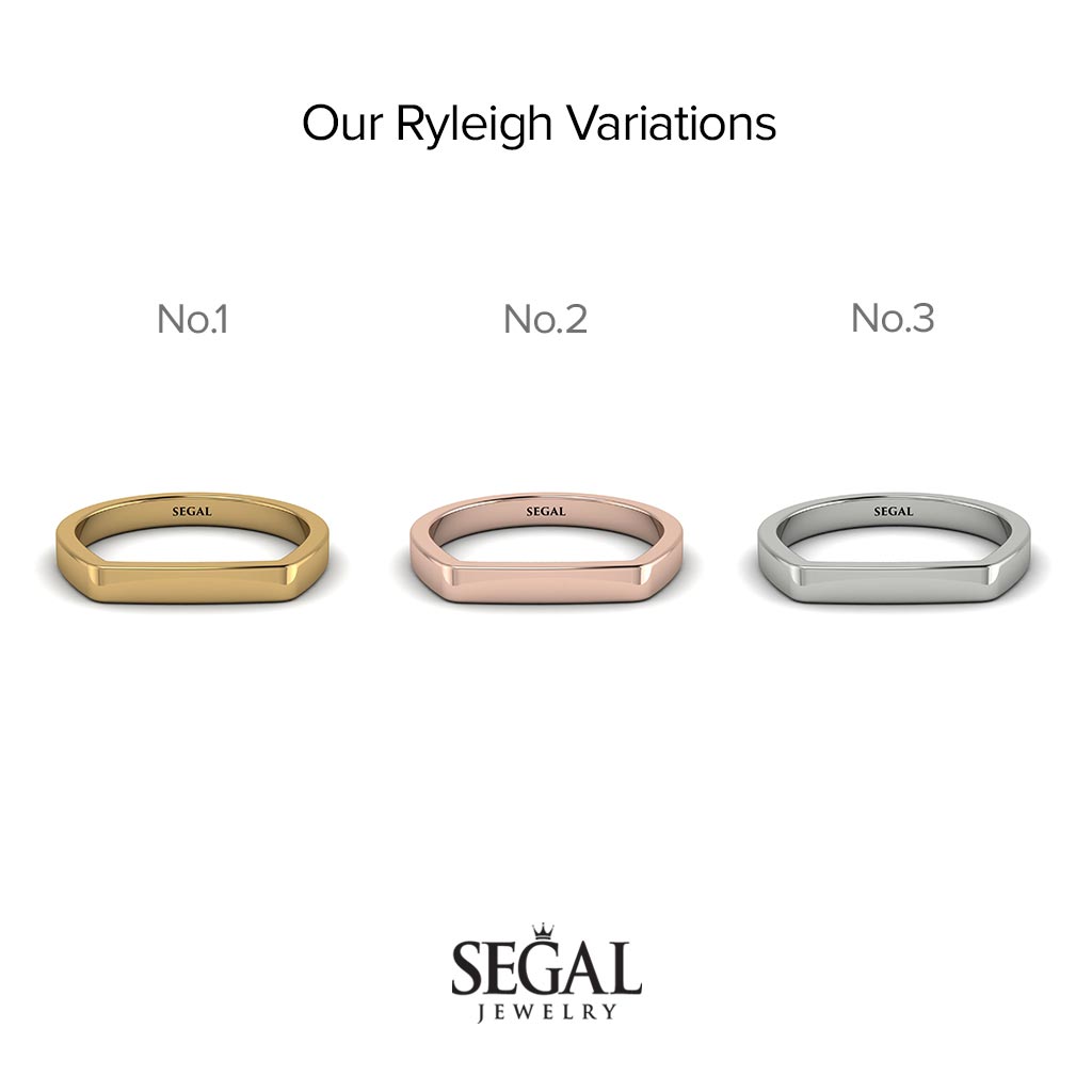 Geometric Ring White Gold - Ryleigh No. 3