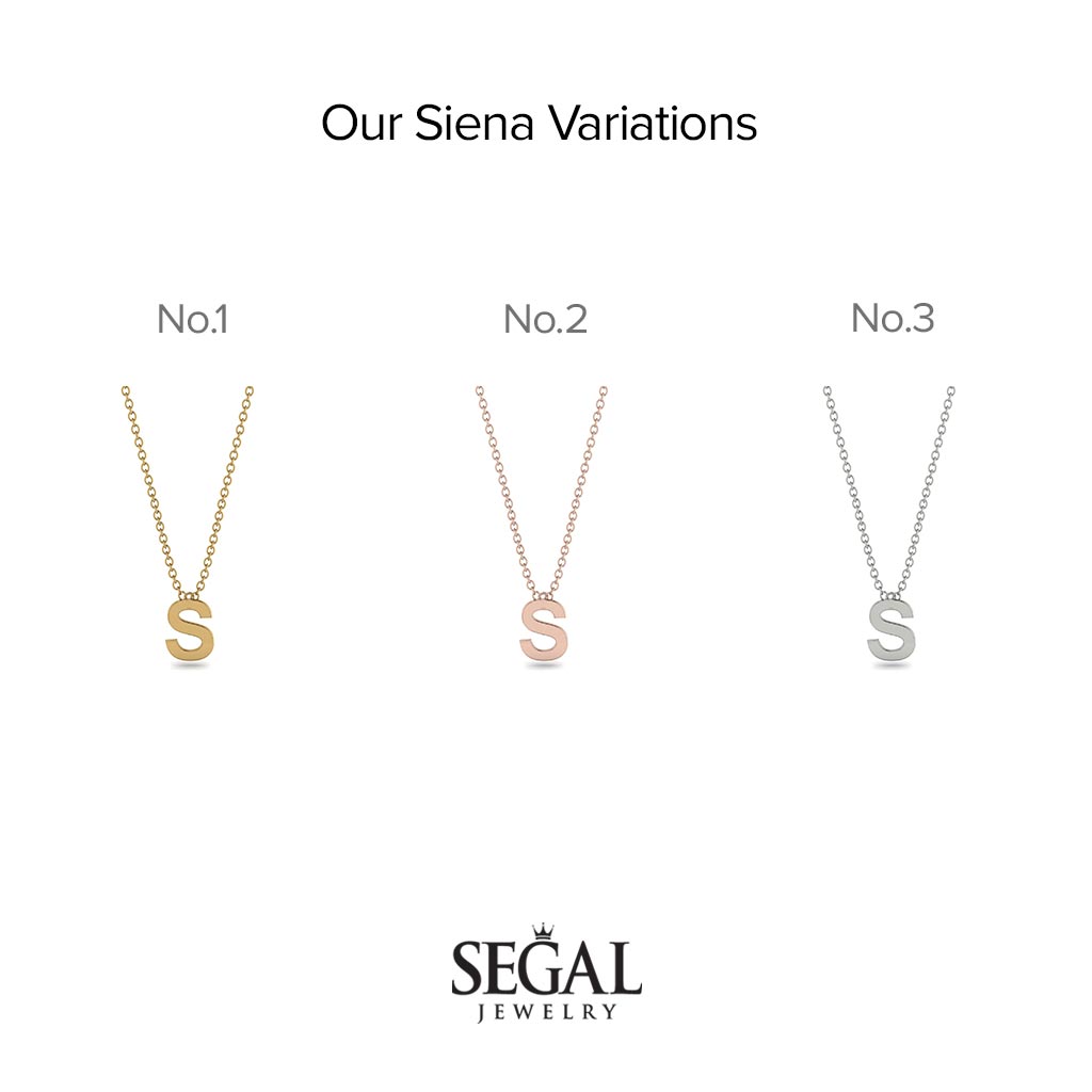 Customize Letter Necklace - Siena No. 2