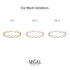 Oval Gold Bracelet - Myah No. 3