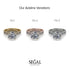 2ct Hidden Halo diamond Bridal Set - Adaline No. 1
