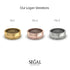 Classic Geometrical Wedding Ring - Logan No. 2