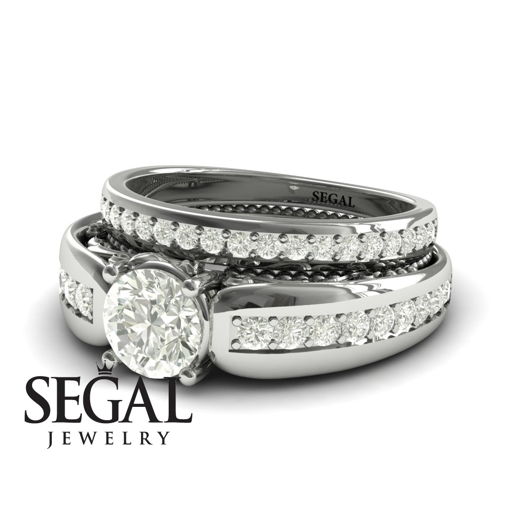 Stairway to Heaven Bridal Set Diamond Ring- Gabriella no. 3