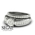 Stairway to Heaven Bridal Set Diamond Ring- Gabriella no. 3