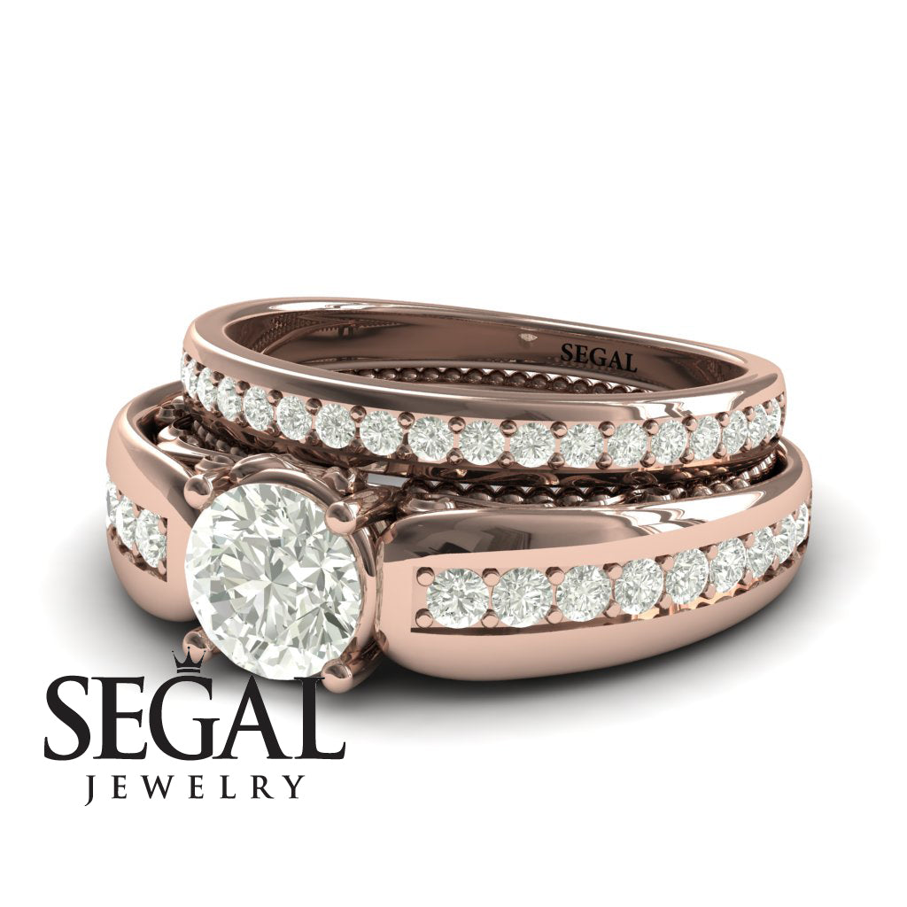 Stairway to Heaven Bridal Set Diamond Ring- Gabriella no. 2
