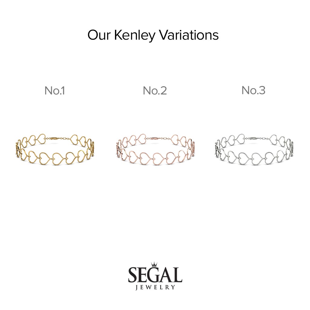 Hear Gold Minimalist Bracelet - Kenley No. 1