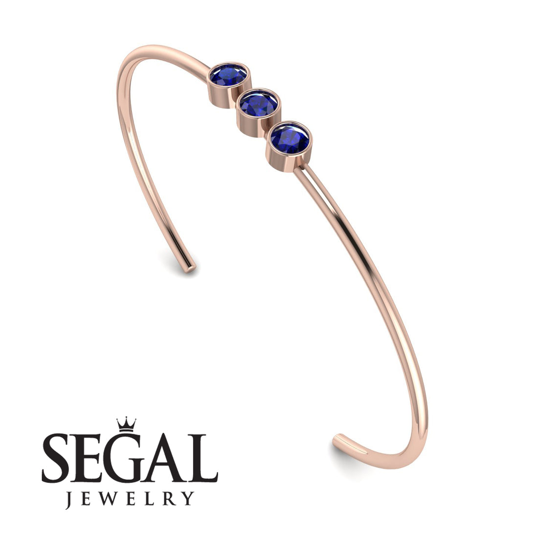 3 Stone Sapphire Braclet - Eileen No. 14
