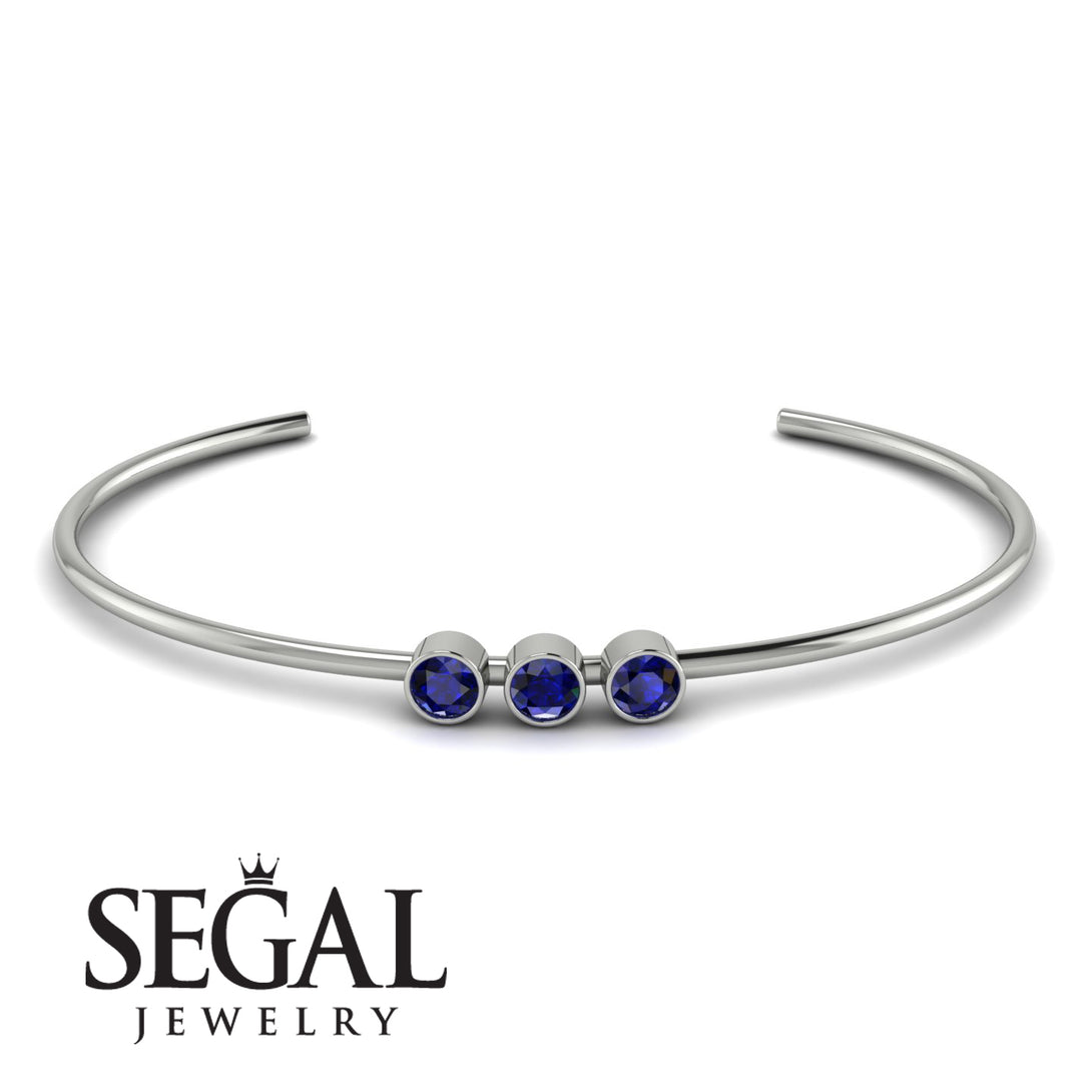 3 Stone Sapphire Braclet - Eileen No. 15
