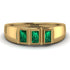 3 Stone Bagutte Emerald Ring - Lilly No. 4 image 1