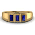 3 Stone Bagutte Sapphire Ring - Lilly No. 13