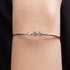 3 Stone Black Diamond Bracelet - Eileen No. 9 image 5