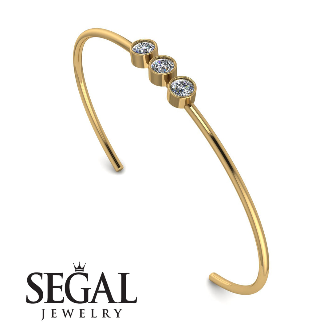 3 Stone Diamond Braclet - Eileen No. 1